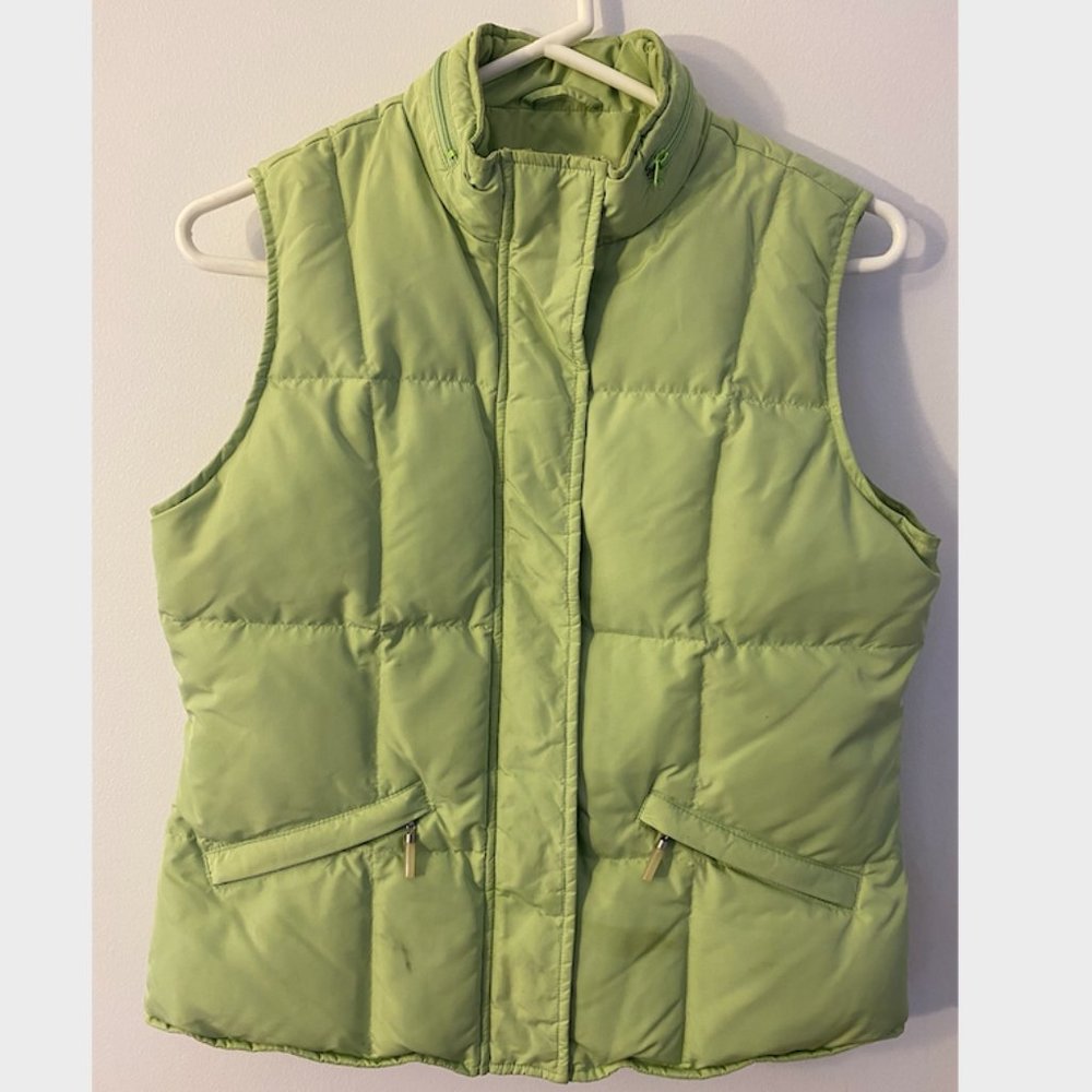 Pastel Green Puffer Vest